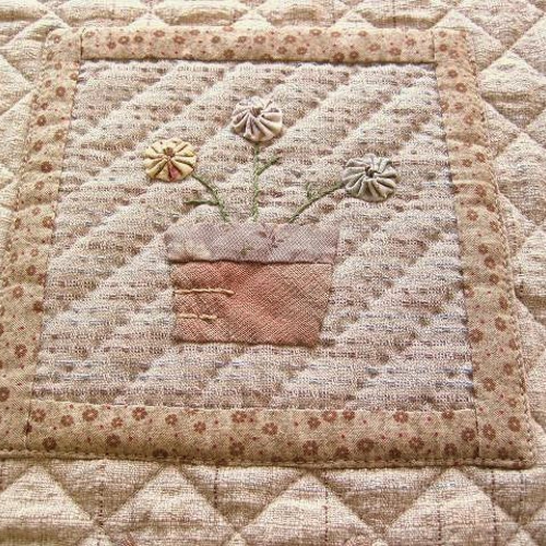 レア】花もめん パッチワーク ハウス ウォールポケット ハンドメイド