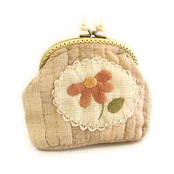 パッチワークタペストリー完成品 スーちゃんのミニタペストリー・お花