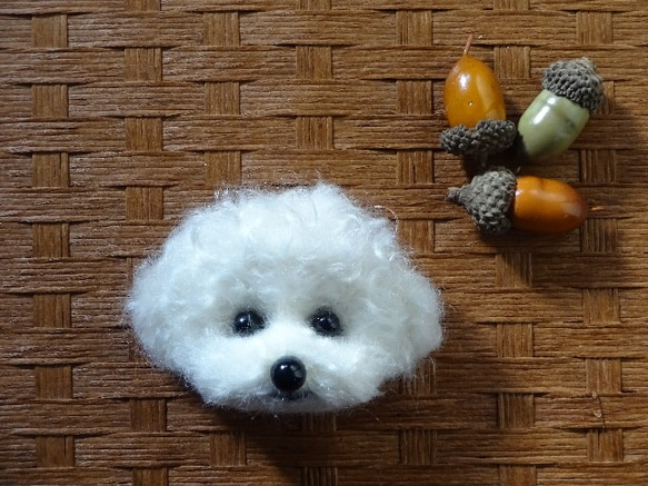 羊毛フェルト　ビションフリーゼ 羊毛フェルト ビションフリーゼ 羊毛フェルト Lana** 通販