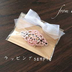 Pastel tatting ピアス/イヤリング  #027 5枚目の画像