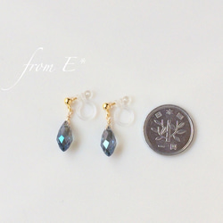 【再販】- 夜 雨  -                simple earring  #042 3枚目の画像