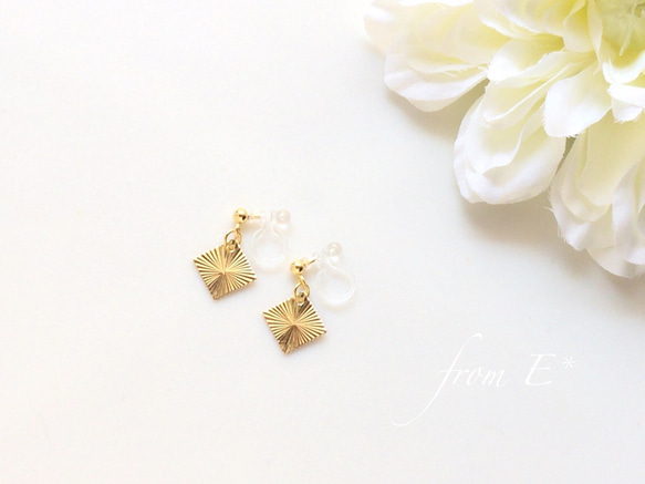 【再販】- 閃 光 -                simple earring  #041 1枚目の画像