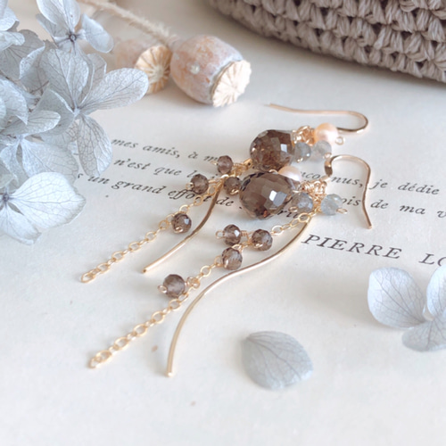 【m-20】ピアス ラブラドライト※訳あり価格 m-20】ピアス ラブラドライト※訳あり価格