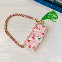 ［受注製作］春の花 桜  iPhoneケース/スマホケース❁♡ほぼ 全機種対応 2枚目の画像