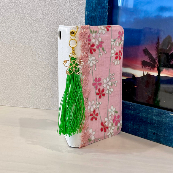 ［受注製作］春の花 桜  iPhoneケース/スマホケース❁♡ほぼ 全機種対応 6枚目の画像