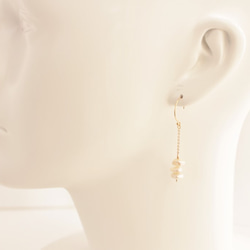 Re  - 【14 kgf】Kespearl長耳環 第2張的照片