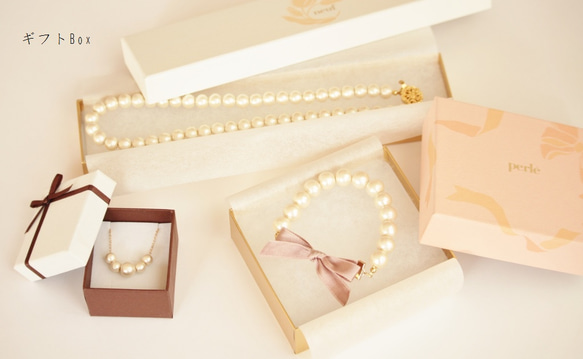 [再次上架60件]棉花珍珠首飾項鍊粉紅金 第3張的照片