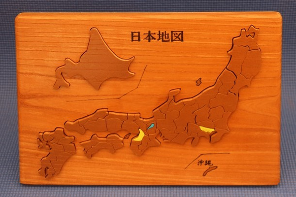 木製ケヤキジグソーパズル