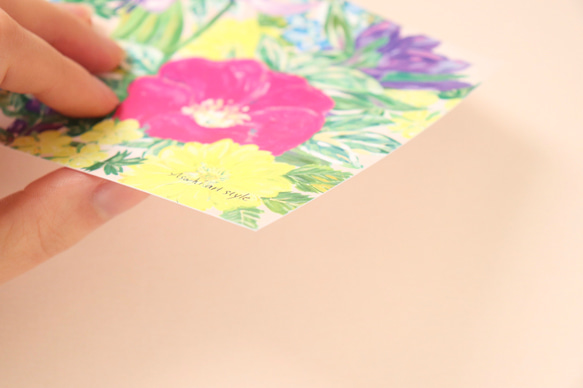 ポストカード  「 北海道の花々 」メッセージカードにも 4枚目の画像