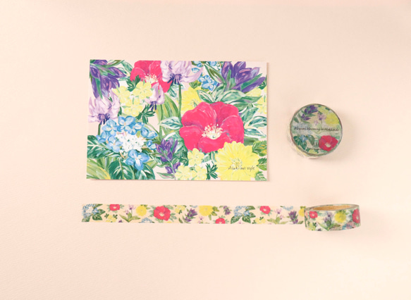 マスキングテープ　「 北海道に咲く花々 」 5枚目の画像