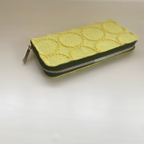 再再販！ミナペルホネン 財布 タンバリン イエロー×イエロー 長財布