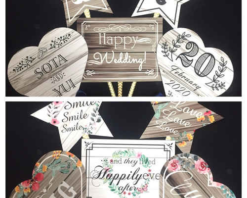 結婚式♡フォトプロップス12本セット(*ˊ˘ˋ*)。♪:*° ウェディングフォトプロップス12本セット☆ フォトプロップス