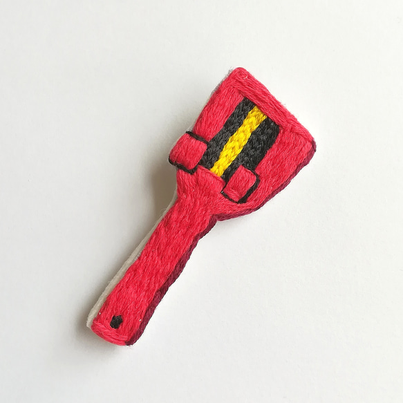 よさこい鳴子の刺繍ブローチ ブローチ yamanitori 通販 9634078