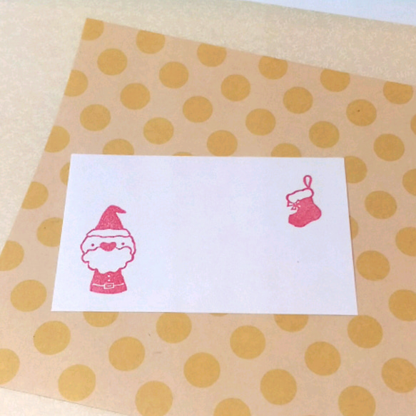 ☆クリスマス☆　ハートの鼻のサンタクロース 3枚目の画像