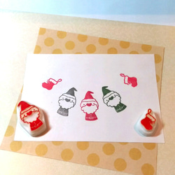 ☆クリスマス☆　ハートの鼻のサンタクロース 5枚目の画像