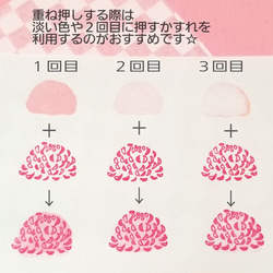 《＊季節の花＊》菊の花はんこ② 2枚目の画像