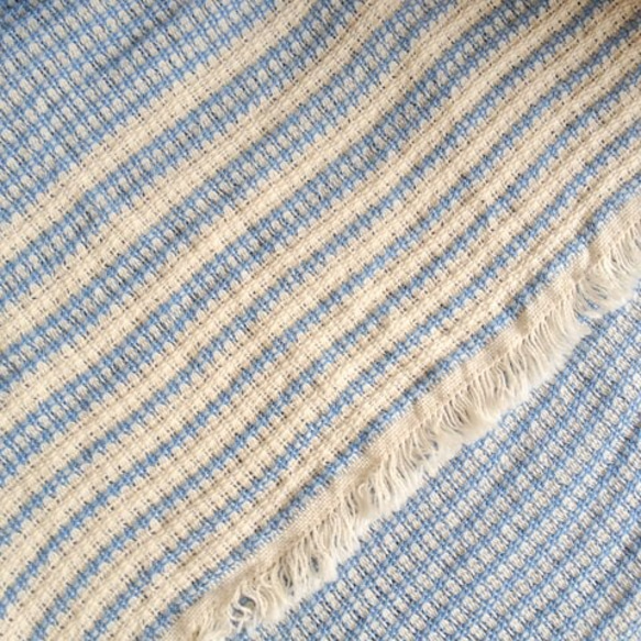 -* hand woven *- コットンストール (ちょっとロング) 3枚目の画像