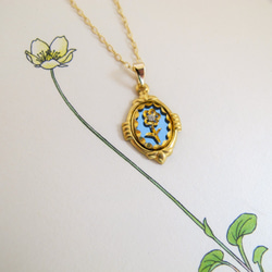 5月誕生石ビルマ翡翠ネックレス（14×10㎜） ネックレス・ペンダント 夕