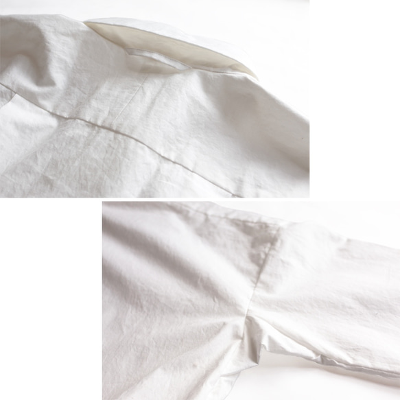 タイプライター long shirts onepiece_white 5枚目の画像