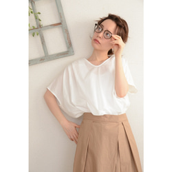 ◇◆◇linen×cotton Vneck blouse_off 1枚目の画像