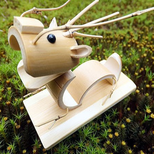 竹細工～可愛い竹細工・干支たつ 立体・オブジェ ひだまり竹工房