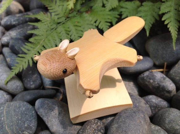 竹細工～空飛ぶモモンガ 立体・オブジェ ひだまり竹工房 Creema店 通販