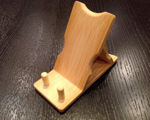 竹制スマホスタンド スマホスタンド・スマホスピーカー ひだまり