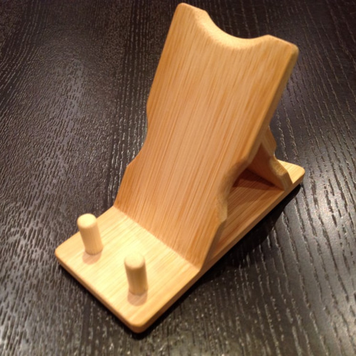 竹制スマホスタンド スマホスタンド・スマホスピーカー ひだまり