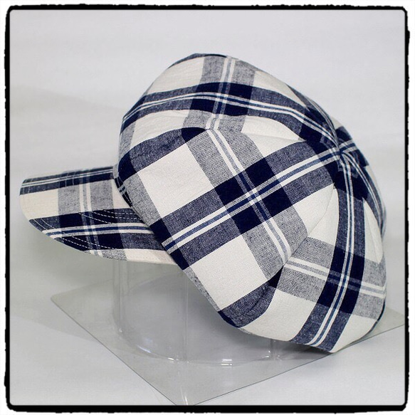 プルミエールリネンのPlaid Casquette 3枚目の画像