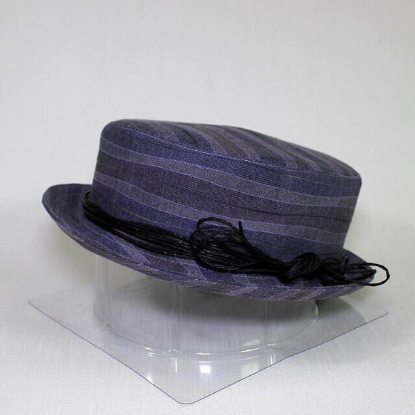 紫和柄Hat 1枚目の画像