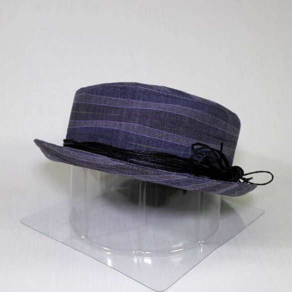 紫和柄Hat 2枚目の画像
