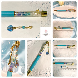 jewelry ボールペン(ブルー系) ◆03-b◆ 5枚目の画像
