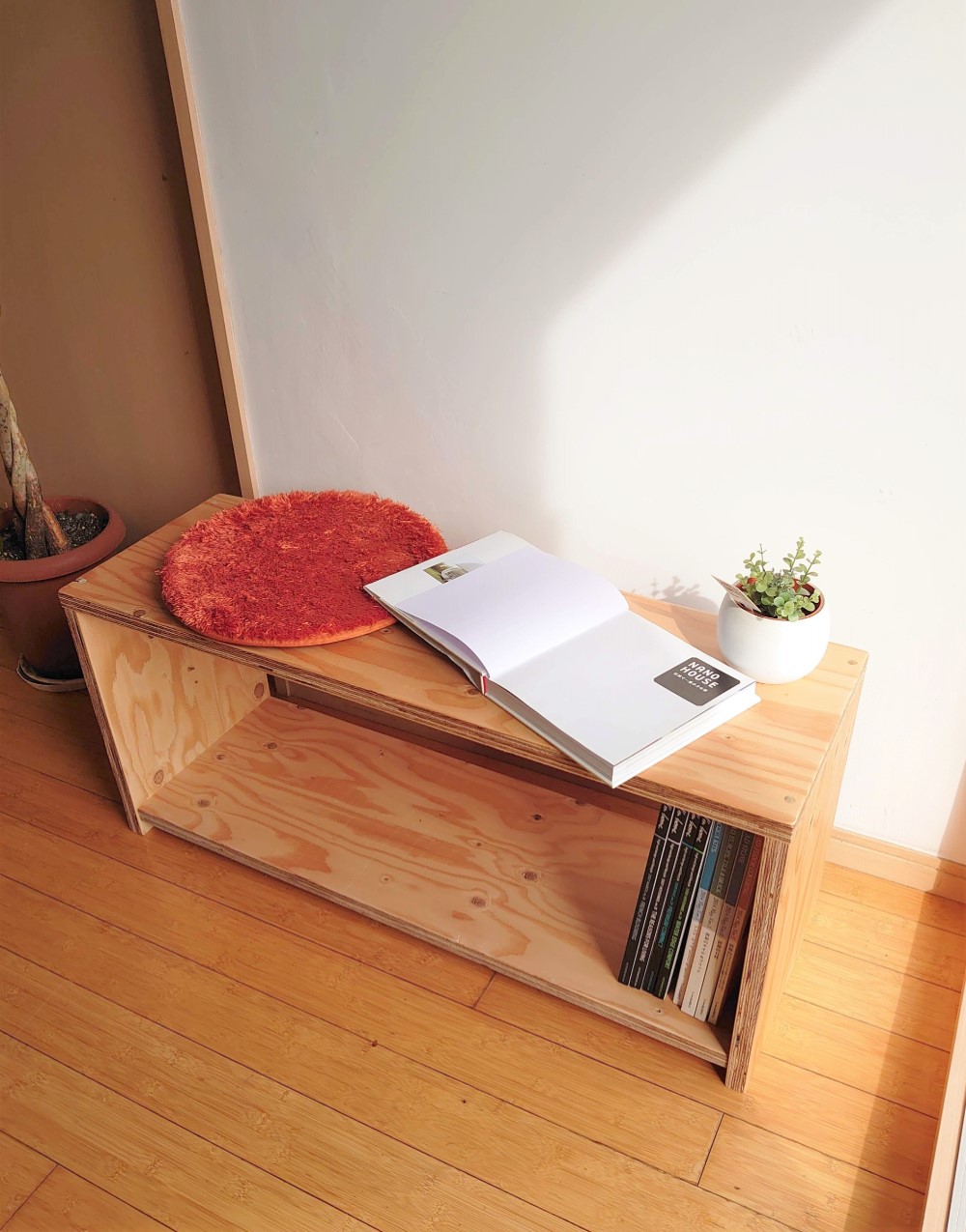 【合板シリーズ】スッキリベンチ90(無塗装タイプ)