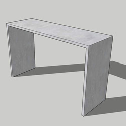 ハンドメイド コの字テーブル オーダー受け付けます。