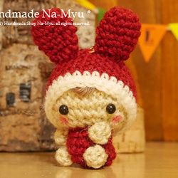 あみぐるみ ちびねこ 猫 スコティッシュ風 グレーw キーホルダー