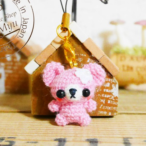 最新エルメス 受注制作】あみぐるみ・SSサイズの豆クマちゃん（約2.5cm 女性漫画