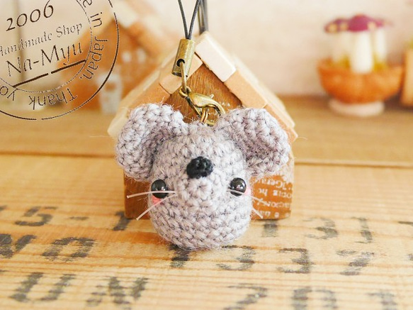 冬コーデ ふわふわ子猫 ミルクティー子猫 ハンドメイド あみぐるみ