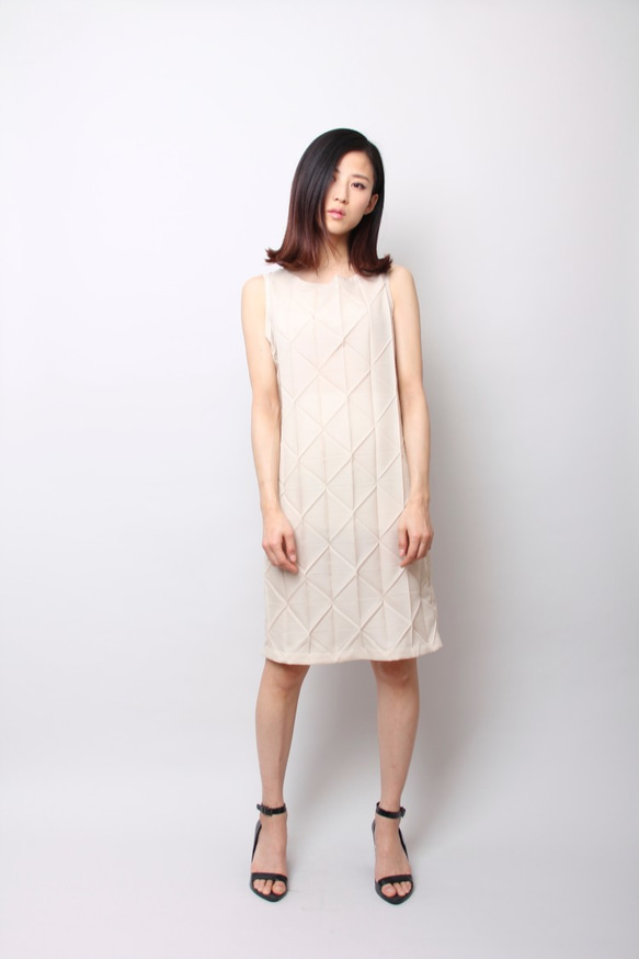 snowflakes sleeveless dress 1枚目の画像