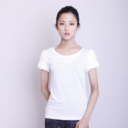 kumo sleeve T-shirt | cucuri
