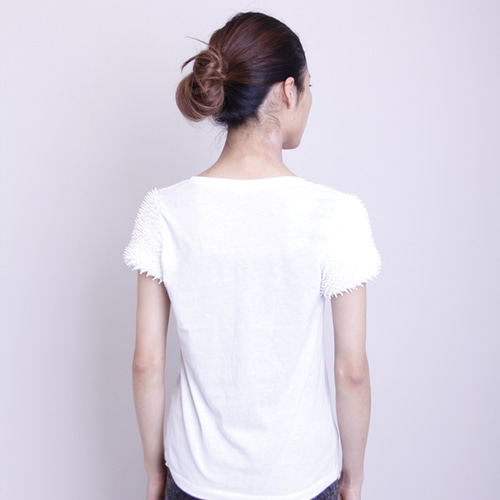 cucuri-kumoshibori絞りスリーブTシャツ Tシャツ cucuri 通販