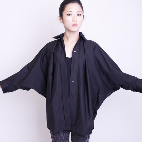 cucuri-kumoshiori衿しぼりドルマンシャツ シャツ cucuri 通販 598726