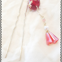 桜簪(かんざし)～紅玉～ 2枚目の画像