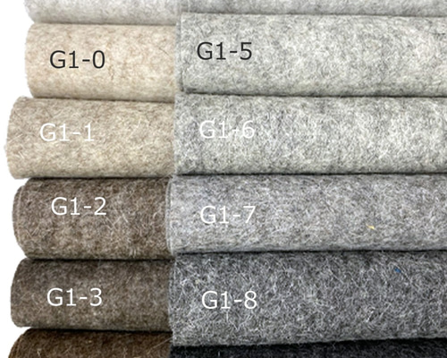 フェルト【460円お得】杢（もく）BR/GR 全12色 欧州直輸入100％ウール