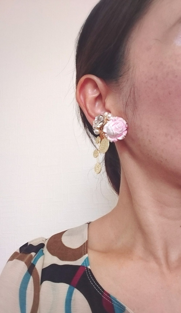 Shabby Rose Rich Earring 第4張的照片