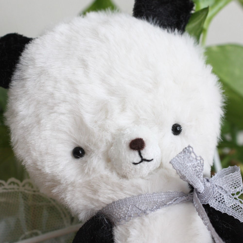 白いパンダちゃん ぬいぐるみ しょこらん 通販 3084059｜Creema