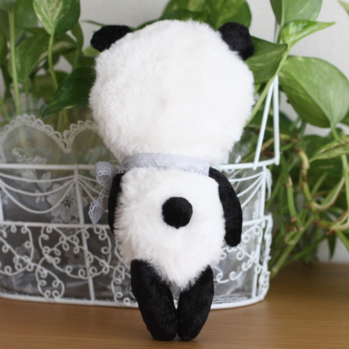 白いパンダちゃん ぬいぐるみ しょこらん 通販 3084059｜Creema