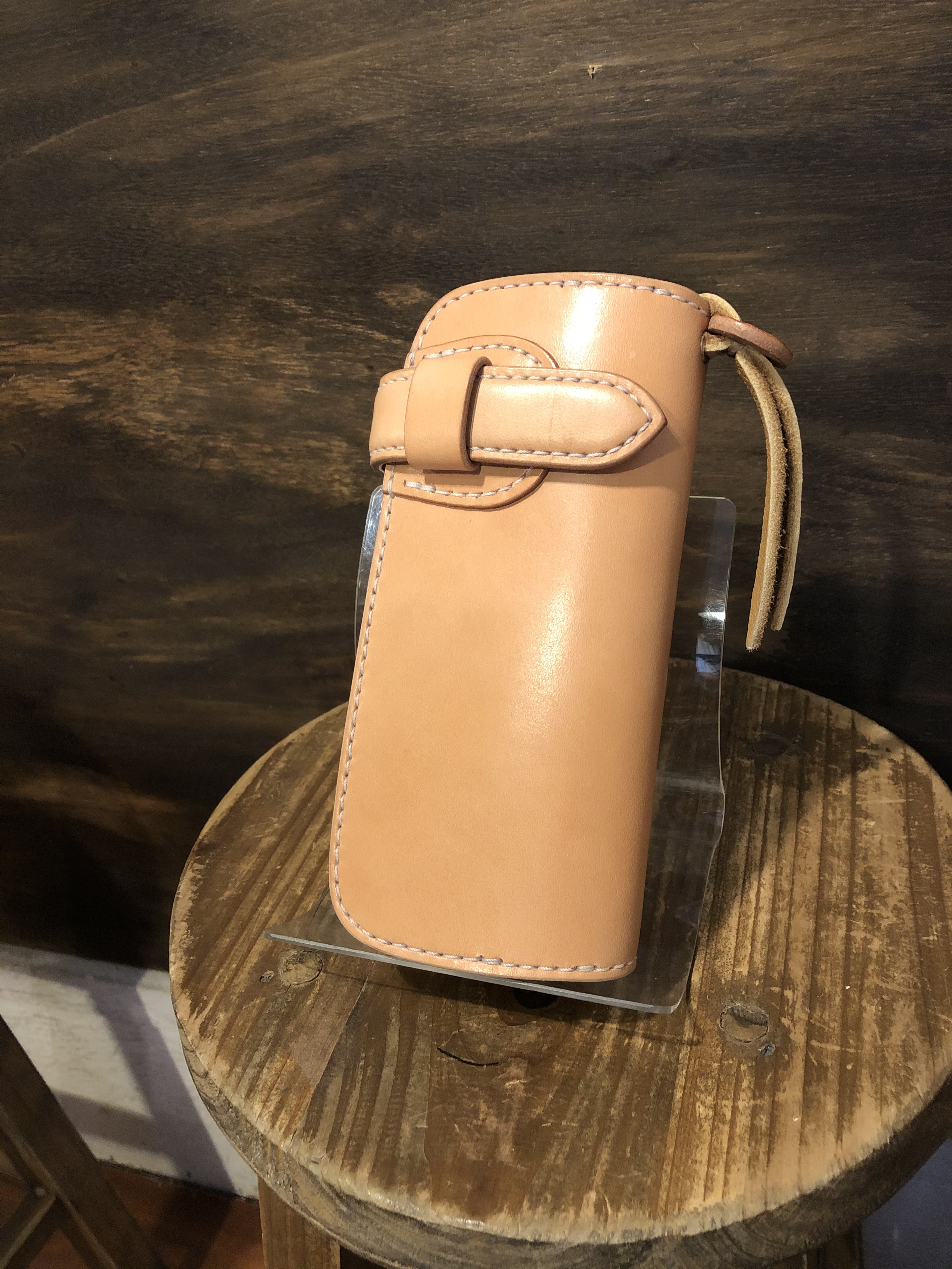 (総手縫い) 受注製作　サドルザーロングウォレット　(ホースシューロックタイプ)