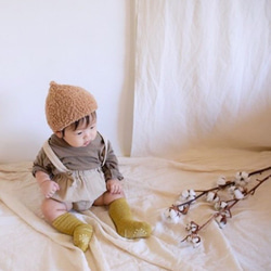 販売再開 累計800個販売 大人気 モコモコどんぐり帽♡ニット帽 帽子