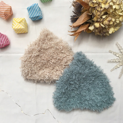 オーダー受付中♡モコモコどんぐり帽 ファー素材 どんぐり帽子 帽子  