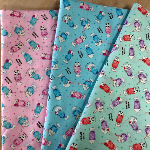 新品同様・ペパーミント豹柄！エリでか！ベロア風生地！クリームソーダ